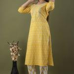 Printed Sequence Kurta Set