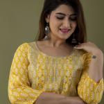 Printed Sequence Kurta Set