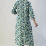 Printed Cotton Kurta Set with Chiffon Dupatta