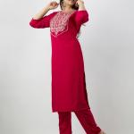 Printed Sequence Kurta Set