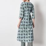 Naira Pattern Cotton Kurta Set