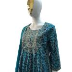 Naira Pattern Cotton Kurta Set